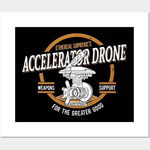 Accelerator Drone (Damaged) Wall Art by Exterminatus